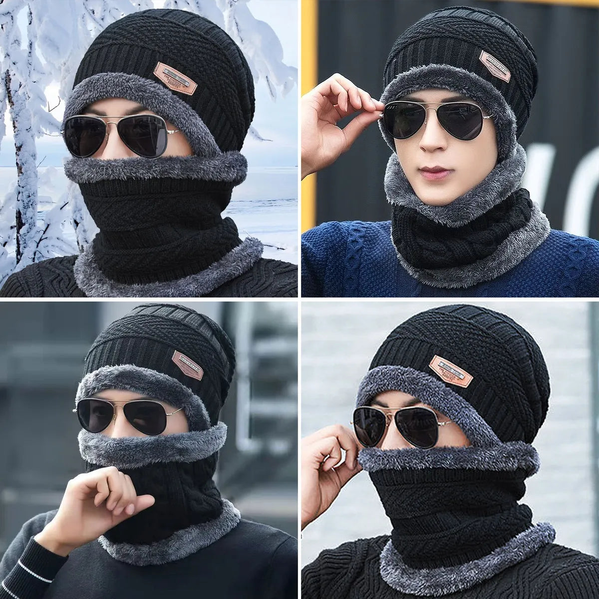 🥶Gorro Invierno Lanacuello Abrazador❄️