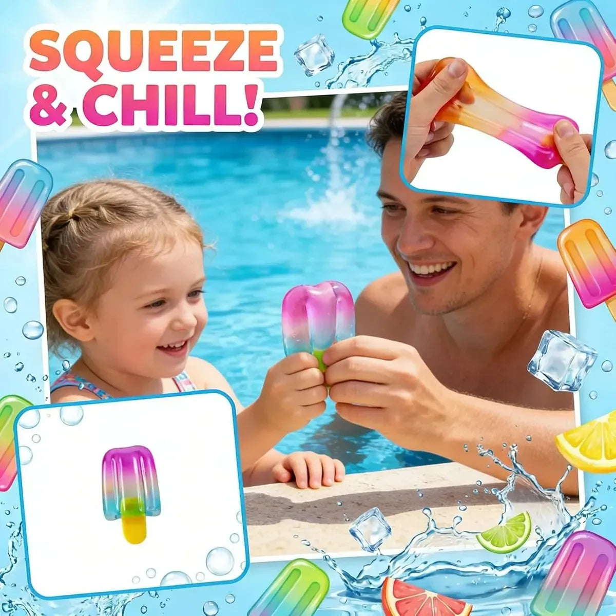 🍭Aprieta y Desconecta – Squishy Forma Paleta🍭