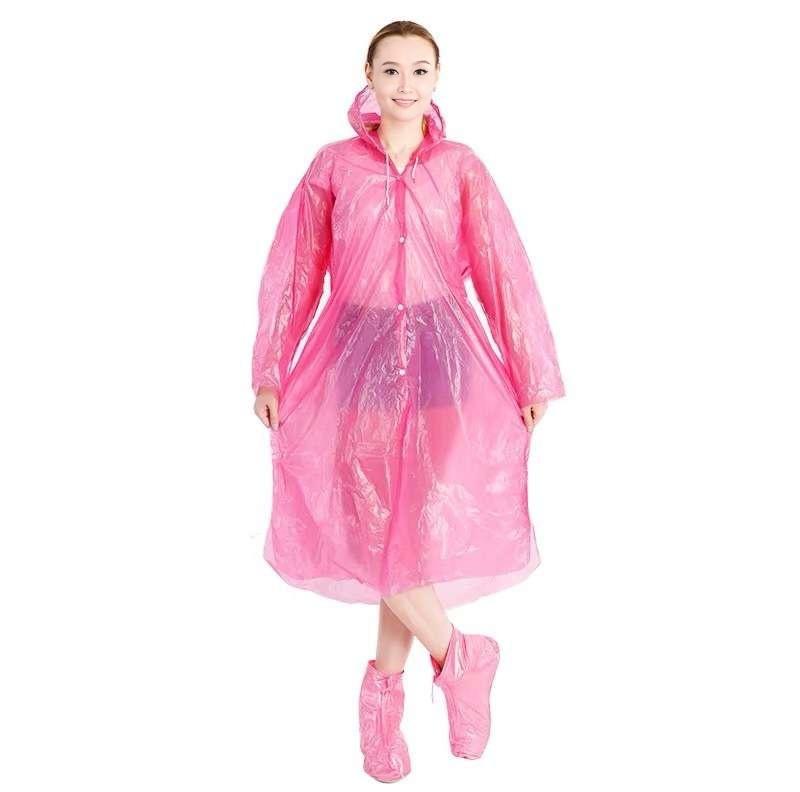 Pack 3 Ponchos Impermeables Gorro Lluvia