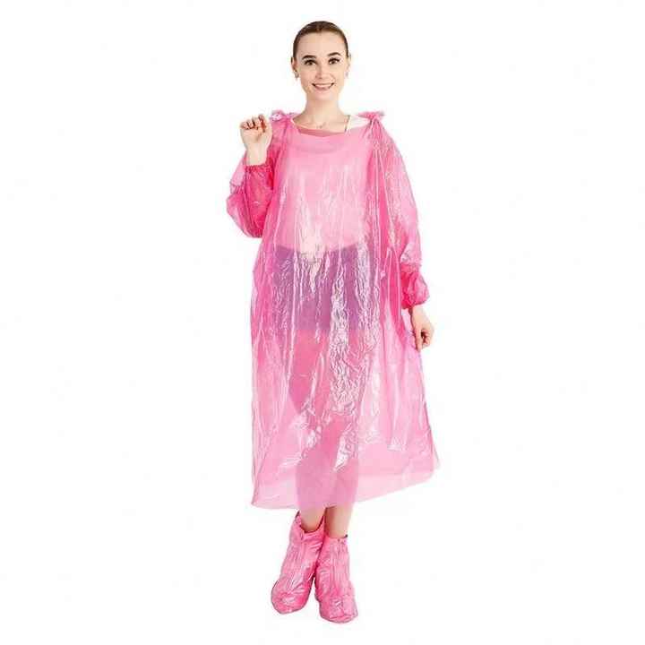 Pack 3 Ponchos Impermeables Gorro Lluvia