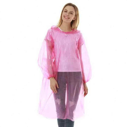 Pack 3 Ponchos Impermeables Gorro Lluvia
