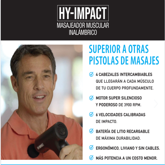 HY-IMPACT MASAJEADOR.