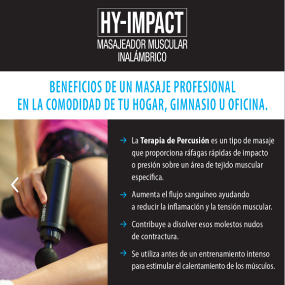 HY-IMPACT MASAJEADOR.