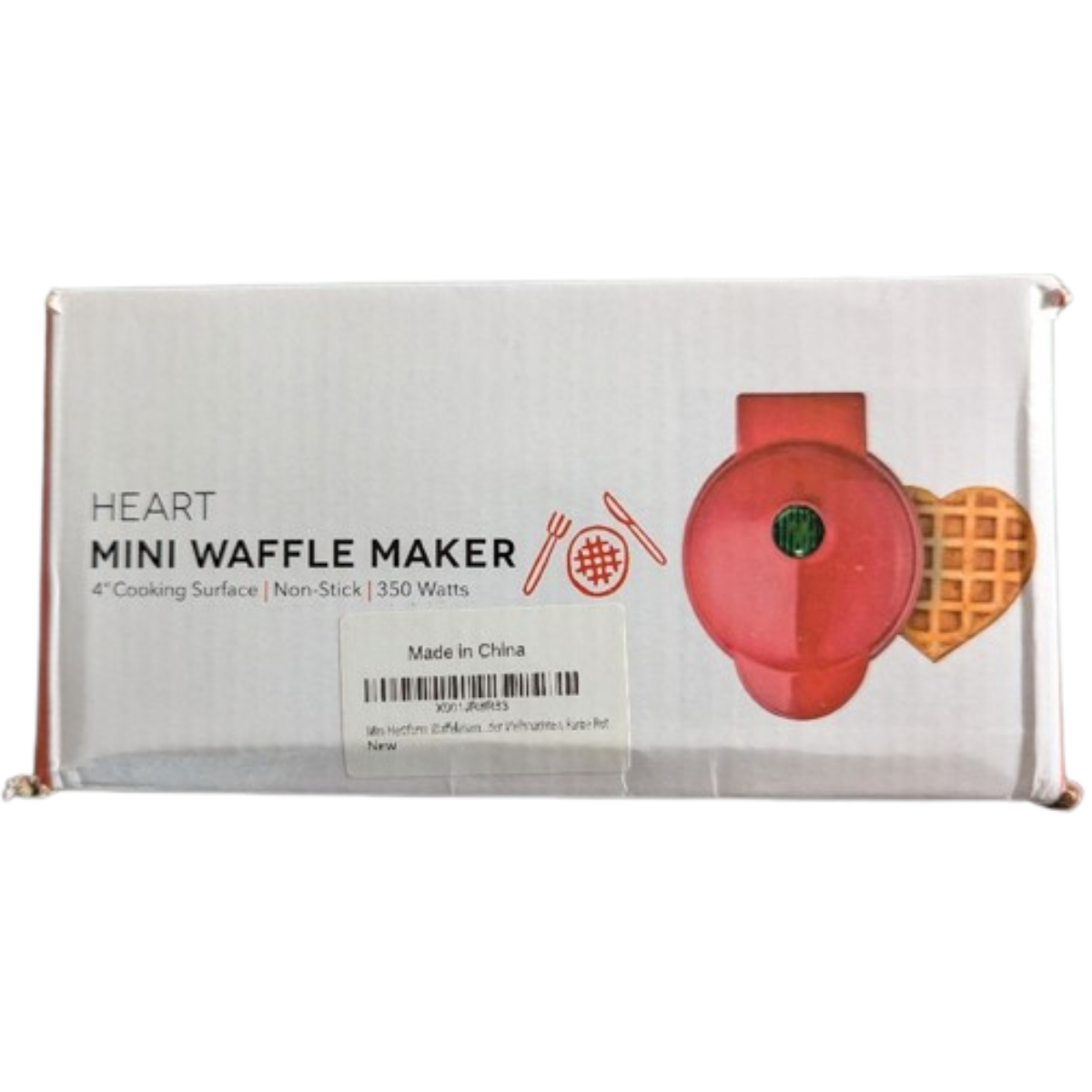 Mini Wafflera Corazón