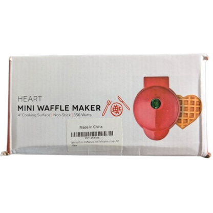 Mini Wafflera Corazón
