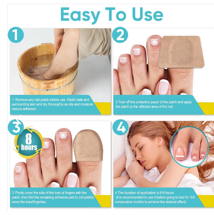 16 Parches Tratamiento Hongo Uñas