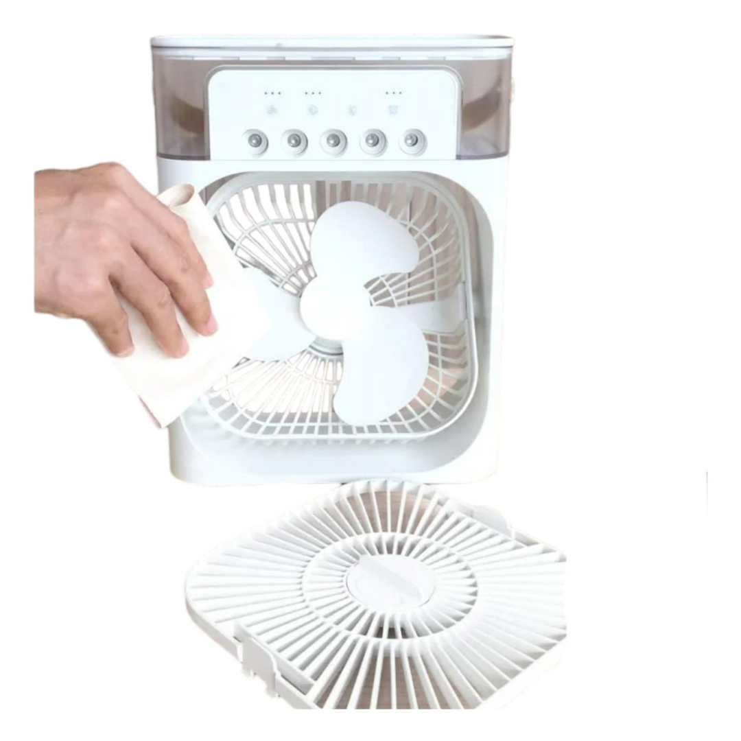 MINI VENTILADOR HUMIDIFICADOR 3 EN 1