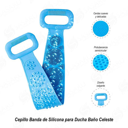 Cepillo Exfoliante Corporal de Silicona